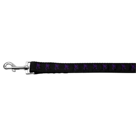 MIRAGE PET PRODUCTS 0.37 in. Wide 6 ft. Long Purple Deer Nylon Dog Leash 125-053 3806